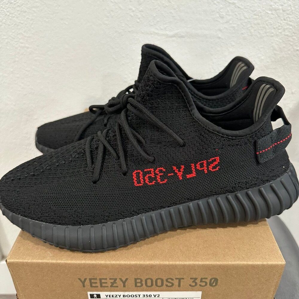 Yeezy Boost 350 V2 Black Red Sneakers
